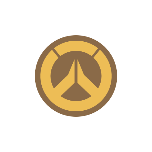 Gold Overwatch Emblem