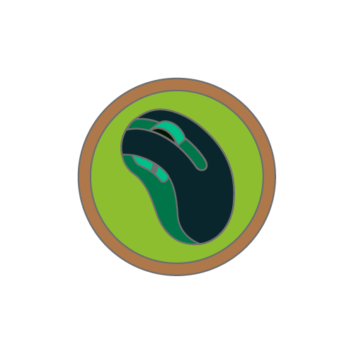 Mouse Badge