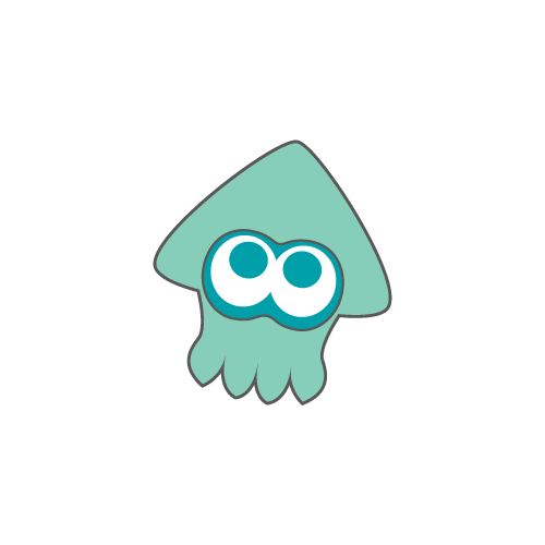 Splatoon Light Blue Squid