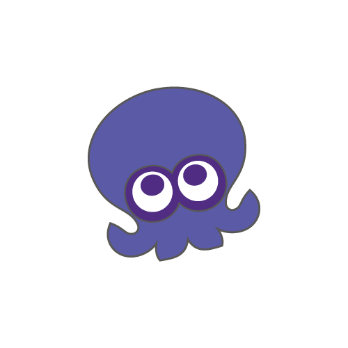 Splatoon Blue Octopus