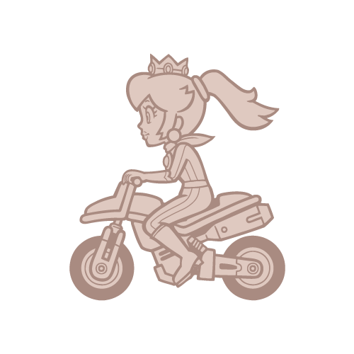 Mario Kart Pink Gold Peach