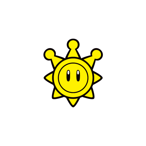 Super Mario Sunshine Shine Sprite